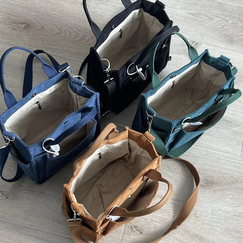 Corduroy Dual-Use Tote