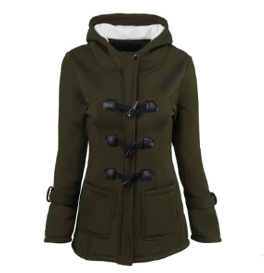 Mid-Length Coat, Jacket, Cotton Padded Jacket