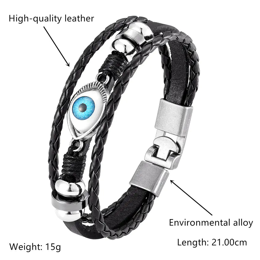 Chic Multi-Layer Evil Eye Bracelet