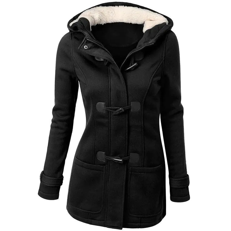 Mid-Length Coat, Jacket, Cotton Padded Jacket
