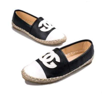 Colorful Rope Edge Flat Shoes, Stylish Fisherman Shoes