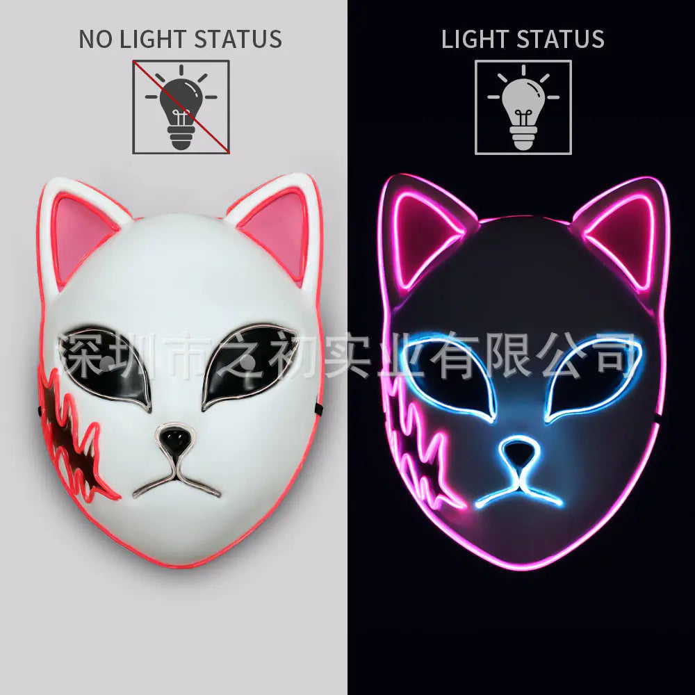 Demon Slayer LED Tanjiro Cosplay Mask