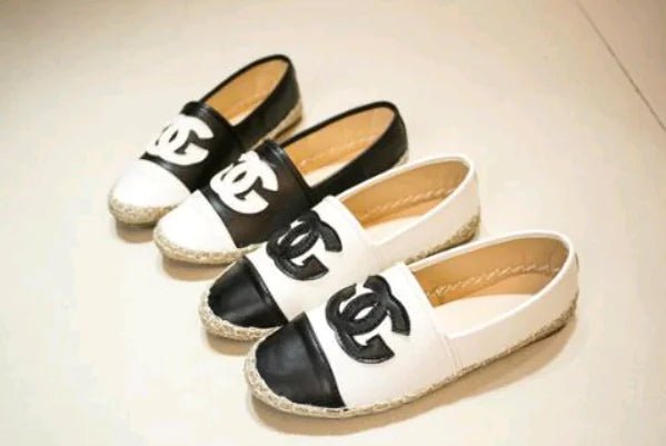 Colorful Rope Edge Flat Shoes, Stylish Fisherman Shoes