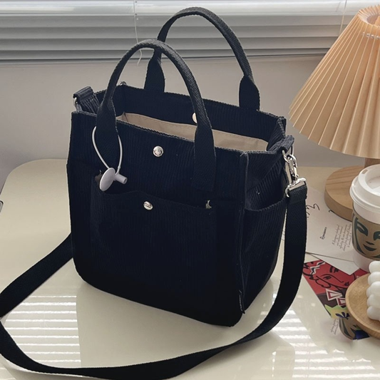 Corduroy Dual-Use Tote