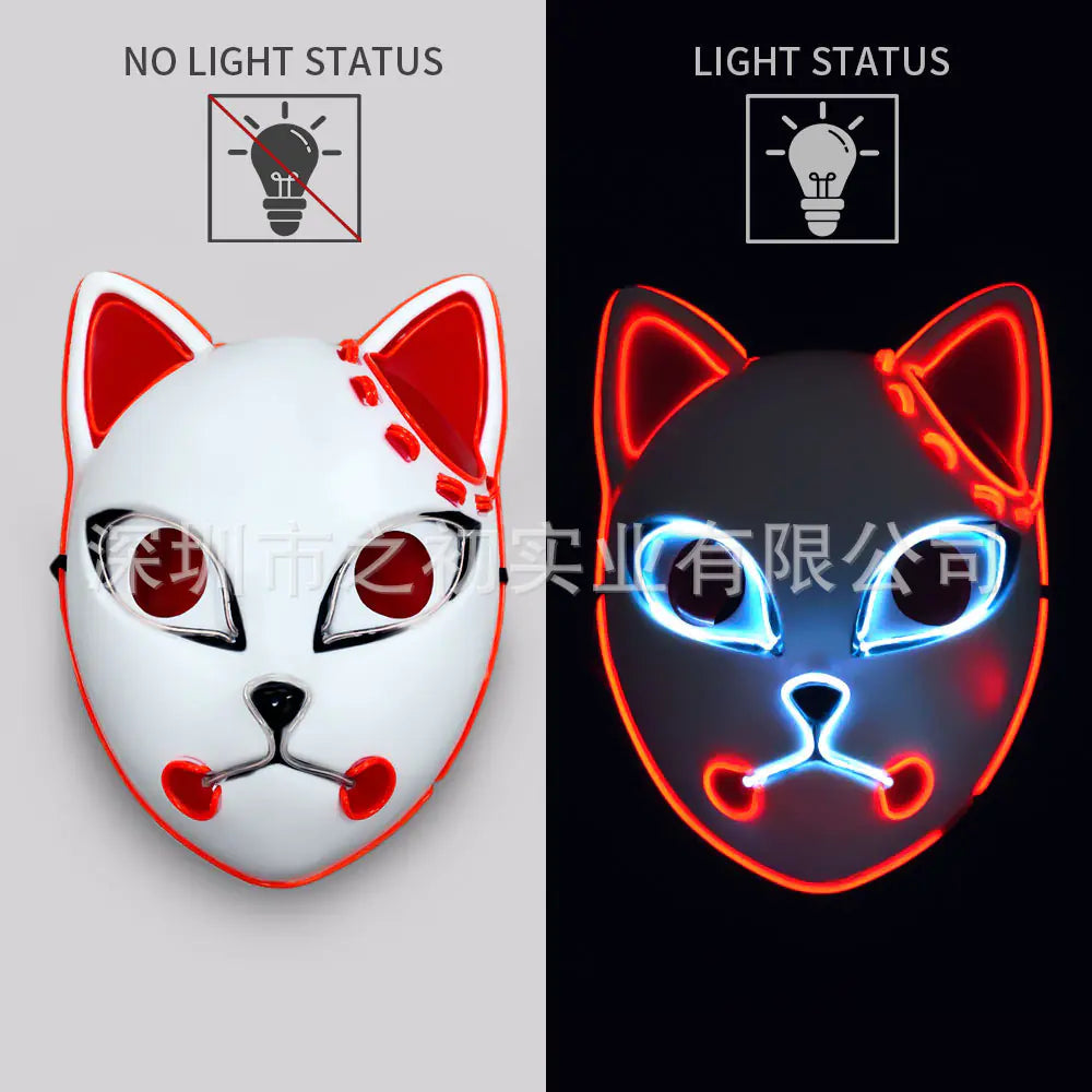 Demon Slayer LED Tanjiro Cosplay Mask