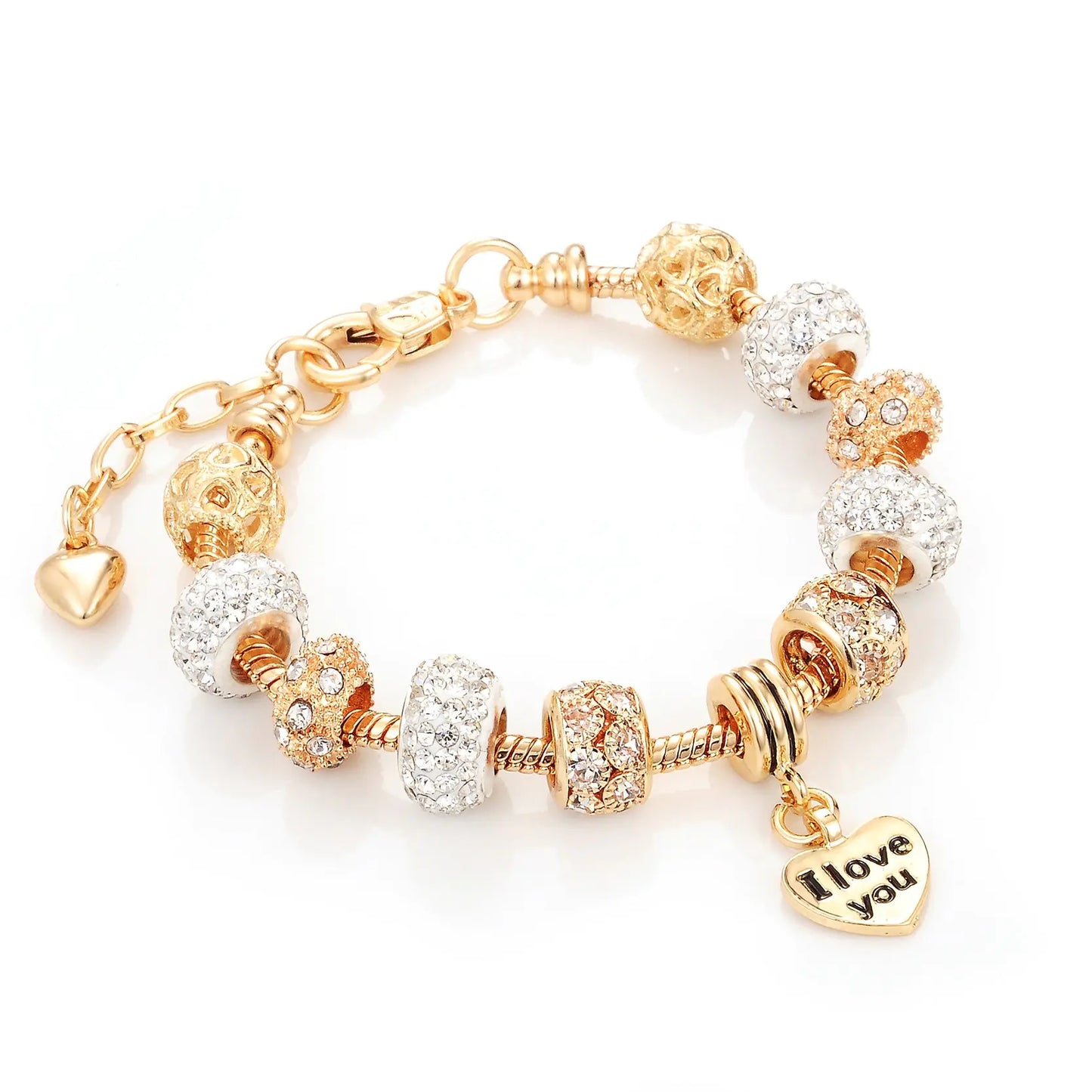 Glass Bead Bracelet, Crystal Bracelet for Women