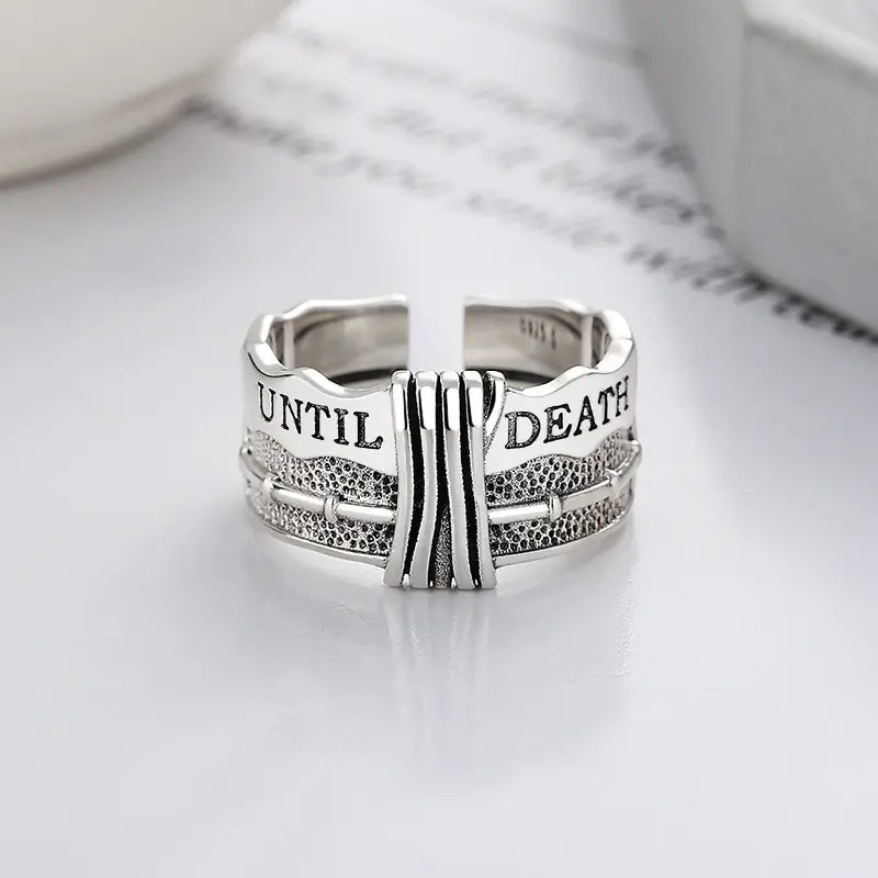 S925 Antique Style Silver Ring