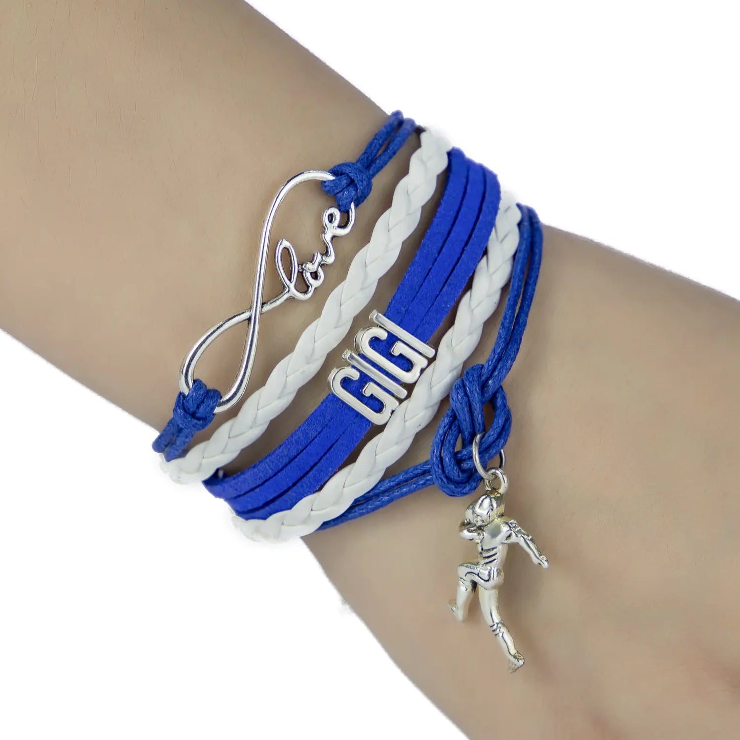 Running Woven Bracelet, Vintage Woven Bracelet, Character Bracelet